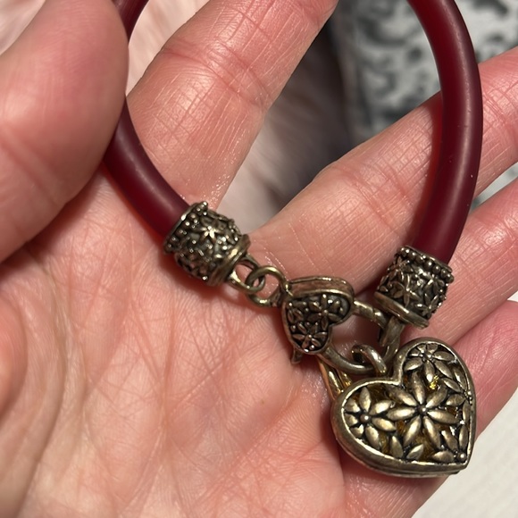 Heart bracelet silver red - Picture 9 of 13